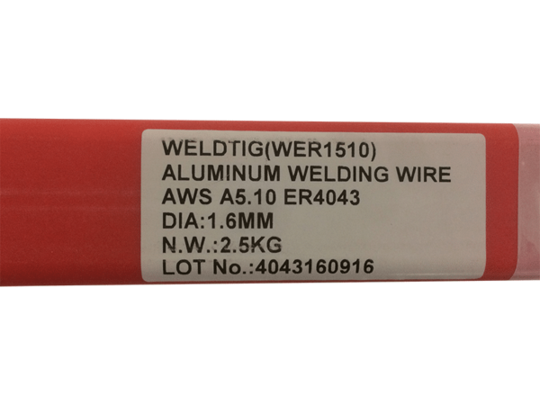 weldtig 1 6mm x 1000mm aluminium tig welding wire 4043 2 5kg