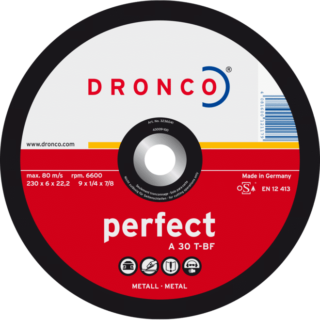 Dronco A 30 T - BF Perfect grinding disc for metal 115mm x 6mm