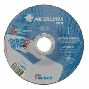 weiler-metalynx-pro-inoxmetal-115x32x2223-20a30r-bf-cutting-wheel