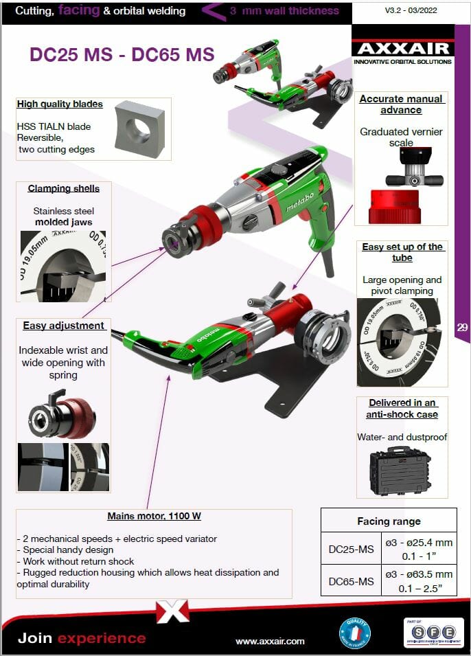 Axxair-DC65-MS1-Facing-Tool